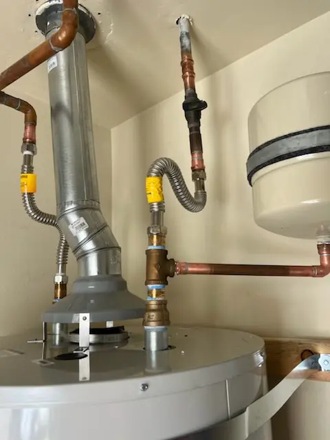 Water heater installation and plumbing repair in Vliettown